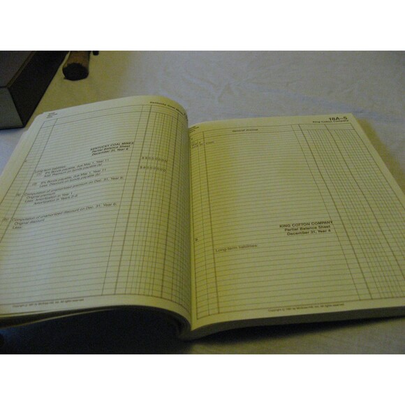 Vintage Accounting Worksheets Basis For Business Decisions Walter Meigs UNUSED - Picture 4 of 4